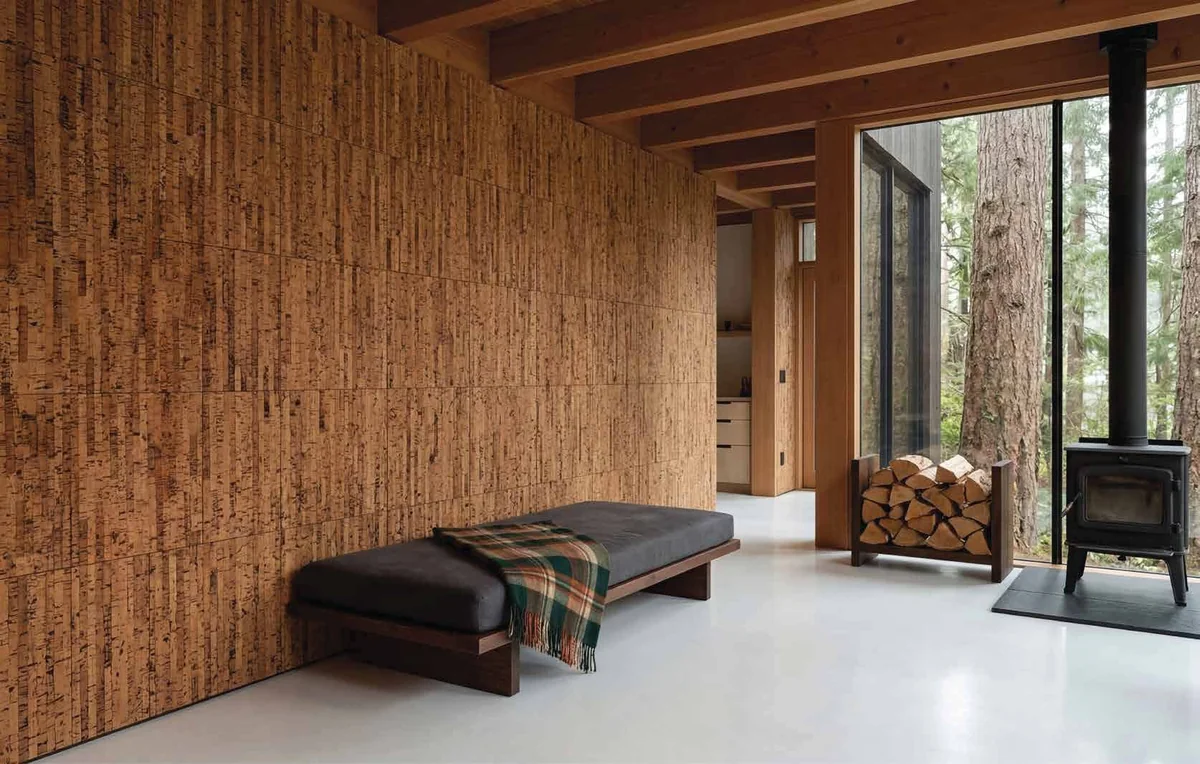 CORKE cork wall panels by Green Haven — decorative feature wall surfaces